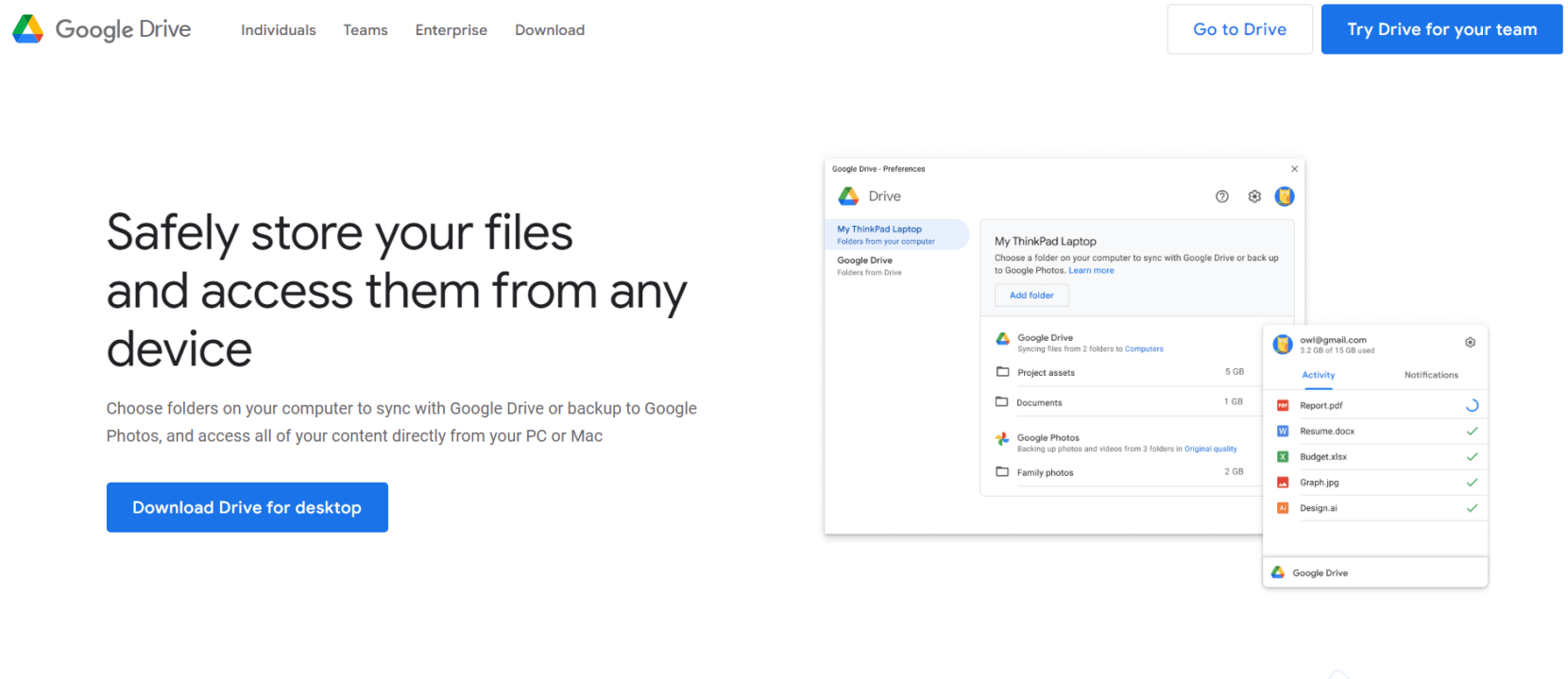 Google Drive tips desktop